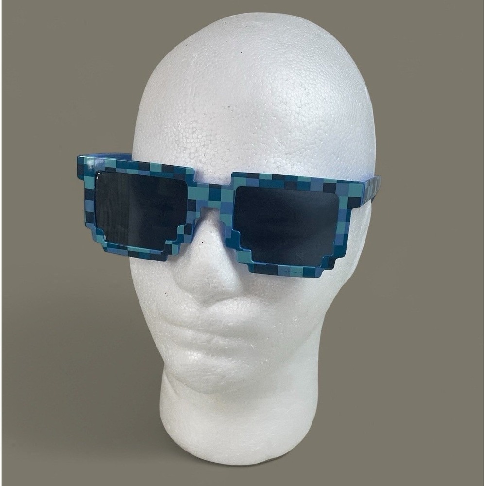 Kids Sunglasses 8-Bit Pixel Boys Girls Toddler Gamer Shades UV400 Summer Fun
